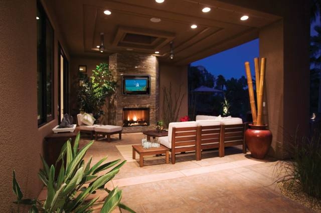 Outdoor TV Installation – Rustic Patio – Las Vegas Tech Pros