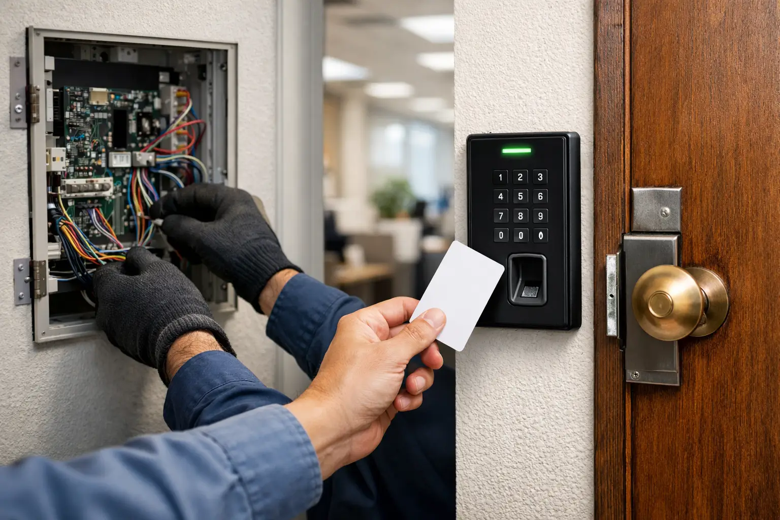 Access Control Retrofit Example for Older Buildings
