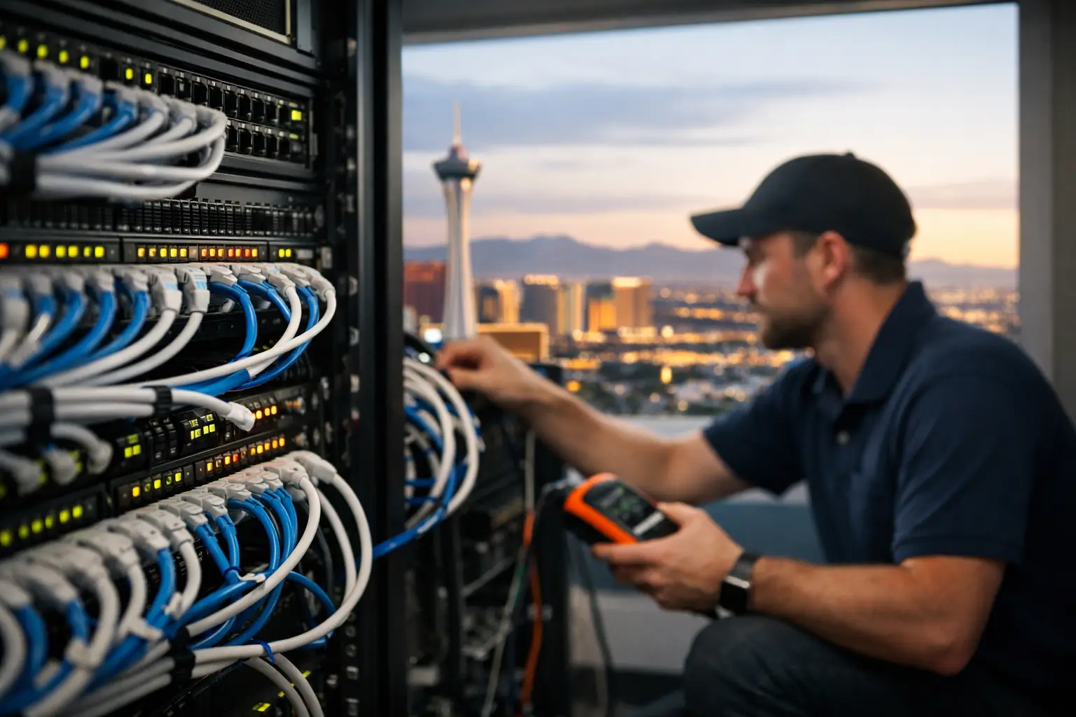 Commercial Network Cabling Las Vegas Done Right