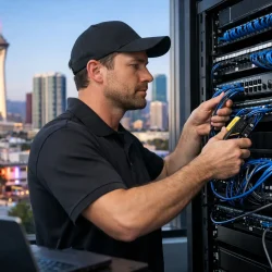 Commercial Network Installer in Downtown Las Vegas