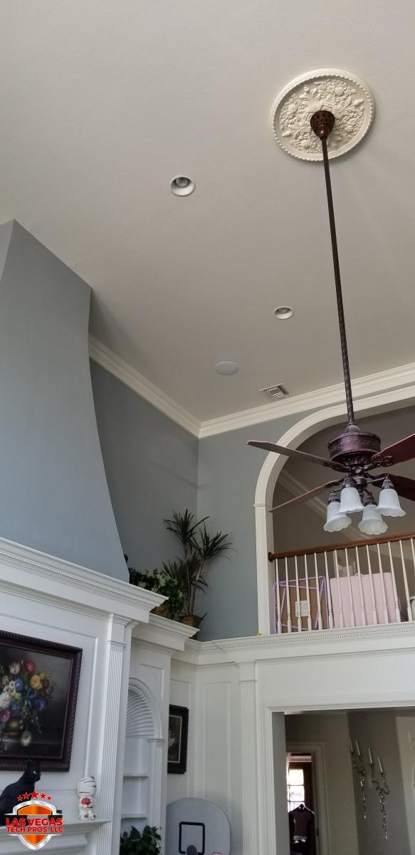 Great Room Ceiling Speaker Installation