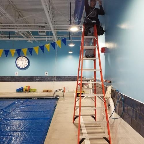 Training  Aquatic Center Acoustics & Security Camera Installation